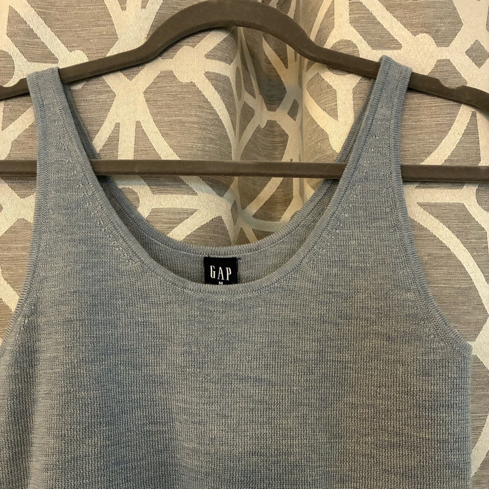 GAP Vintage Sweater Tank (Ice Blue) Size M - Picture 3 of 5